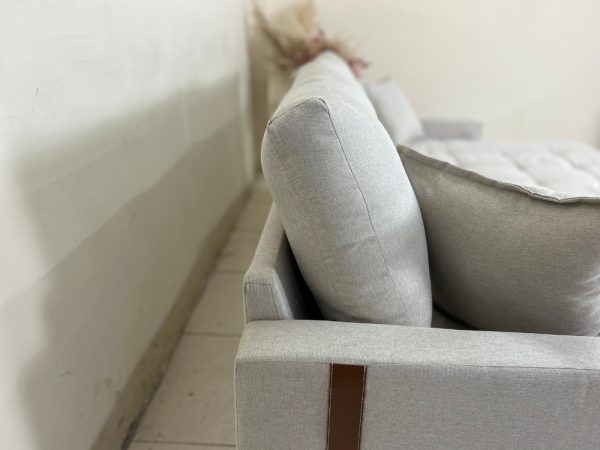 Sofá Cama/Retrátil Chicago 2.20m - Bege Linho - Imagem 4