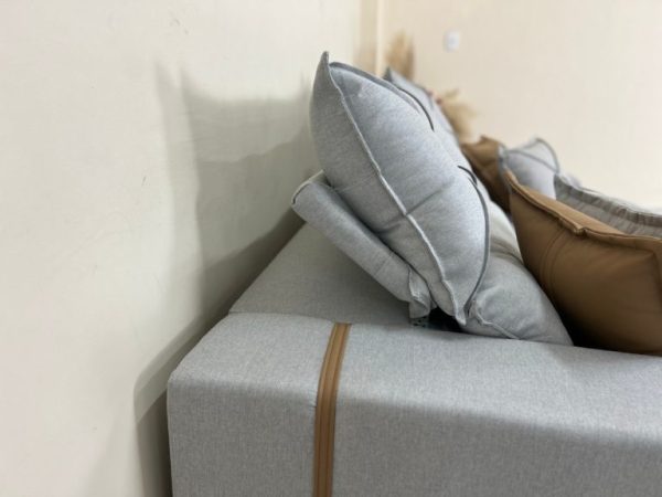 Sofá Retrátil e Reclinável Gran Bello 2.30m - Cinza Linho - Imagem 3