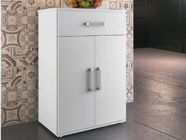 Balcão de cozinha 2 portas 1 gaveta Juliana - Branco