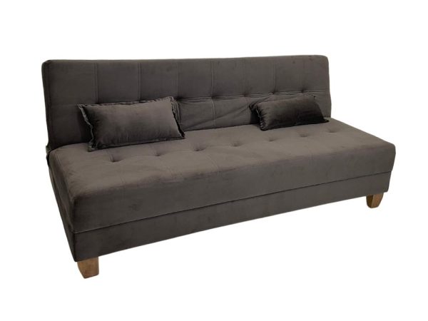 Sofá Cama Arpoador 1.85m - Marrom Veludão - Imagem 9