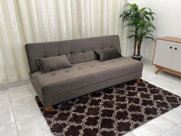 Sofá Cama Arpoador 1.85m - Marrom Veludão - Imagem 7