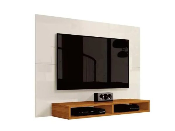 Painel Fox 43" - Off white/Cedro - Imagem 2