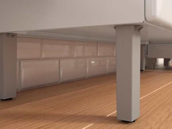 Cozinha Completa Rose 4 peças Aço - Branco - Imagem 6