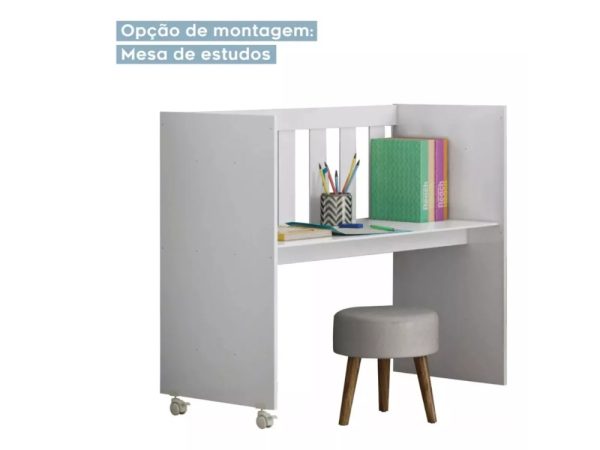 Alternative view of BERCO MULTIFUNCIONAL RUBI COM COLCHAO - BRANCO