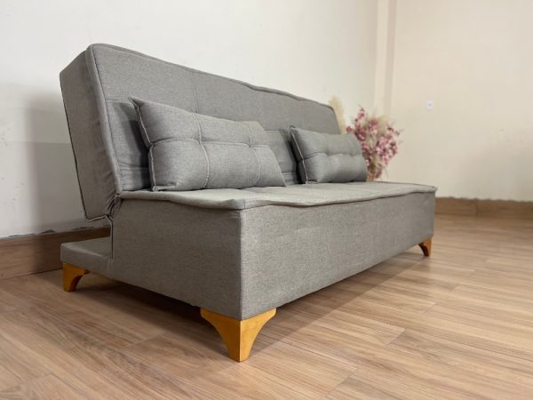 Sofá Cama Zayn 1.86m - Marrom Linho - Imagem 6