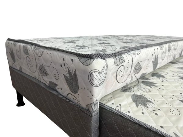 Cama Box Gardenia Solteiro com Auxiliar Ortopédica  - 88x188x46 - Imagem 2