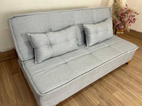 Sofá Cama Zayn 1.86m - Cinza Linho - Imagem 6