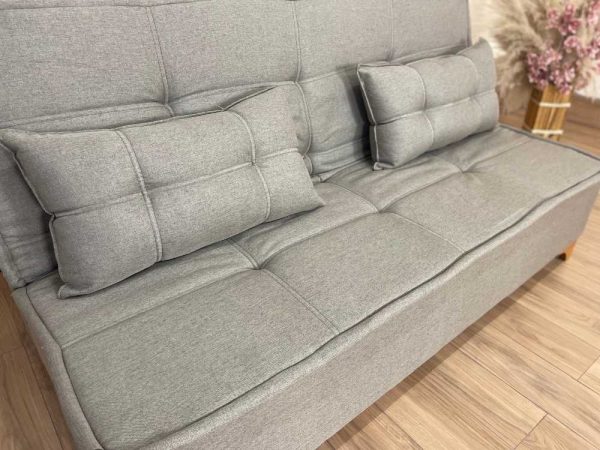 Sofá Cama Zayn 1.86m - Marrom Linho - Imagem 3