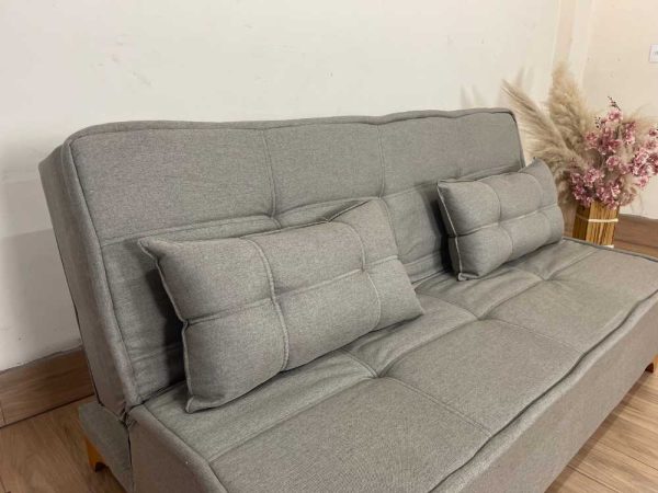 Sofá Cama Zayn 1.86m - Marrom Linho - Imagem 2