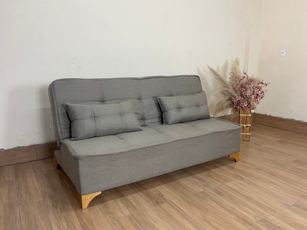 Sofá Cama Zayn 1.86m - Marrom Linho
