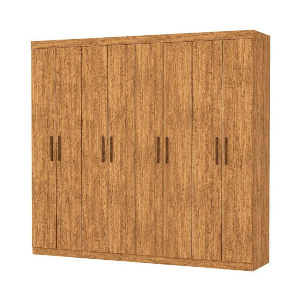 Guarda-Roupa Rubi 8 Portas e 4 Gavetas - Cinamomo - Imagem 2