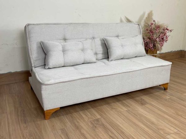Sofá Cama Zayn 1.86m - Bege Linho - Imagem 5