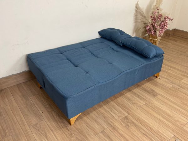 Sofá Cama Zayn 1.86m - Azul Linho - Imagem 3