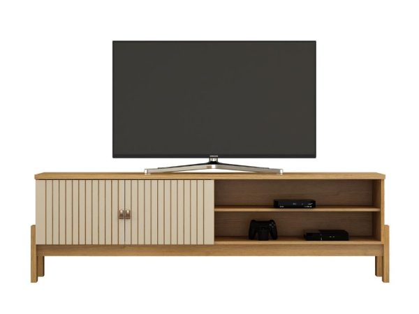 Rack Ouro Preto 65" - Cinamomo/Off white - Imagem 2