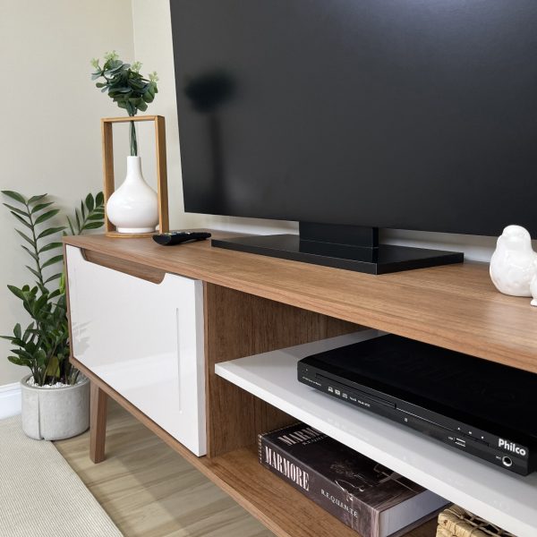 Rack Lotus 60" - Cinamomo/Off - Imagem 3