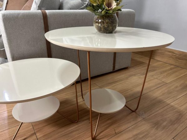 Conjunto de Mesa Liz - Off White - Imagem 2