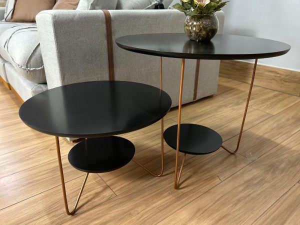 Conjunto de mesa Liz - Preto