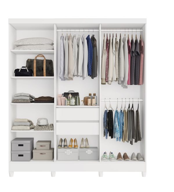 Guarda-Roupa Sergipe 6 Portas - Branco - Imagem 2