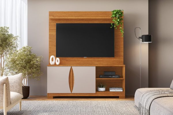 Home União 56" - Cinamomo/Off White