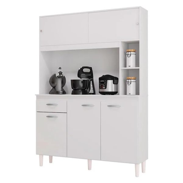 Armário Kit Cozinha Duda 1,20 - Branco - Imagem 2