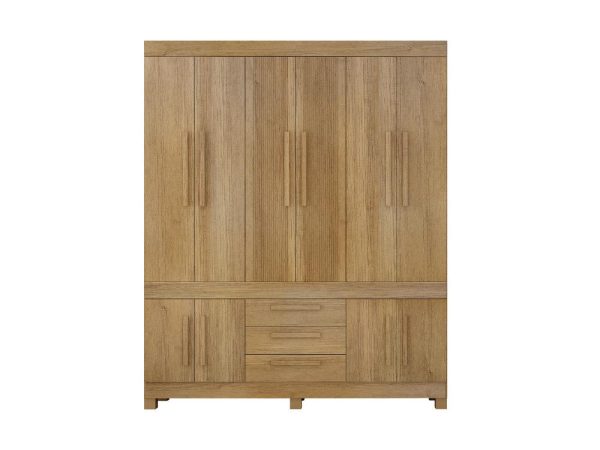 Alternative view of Guarda-Roupa Bem Te Vi 10 Portas 3 Gavetas - Cinamomo