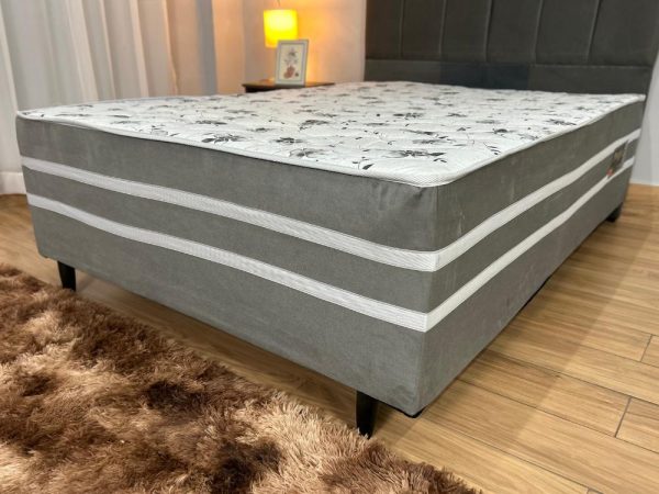 Cama Box Prestigio Spring Casal Molas Ensacadas - 138x188x57 - Imagem 4