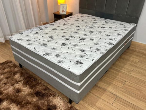 Cama Box Prestigio Spring Casal Molas Ensacadas - 138x188x57 - Imagem 3