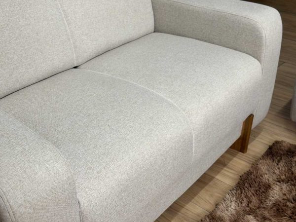 Sofá Ref.5430 3 Lugares 1.85m - Bege Linho - Imagem 3