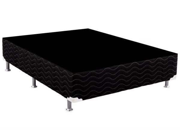Base Box Pop Ortobom Solteiro Preto - 88x188x30