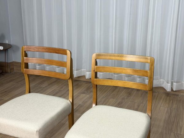 Conjunto Cadeiras Turquia 2 unidades - Cinamomo/Bege Linho - Imagem 9