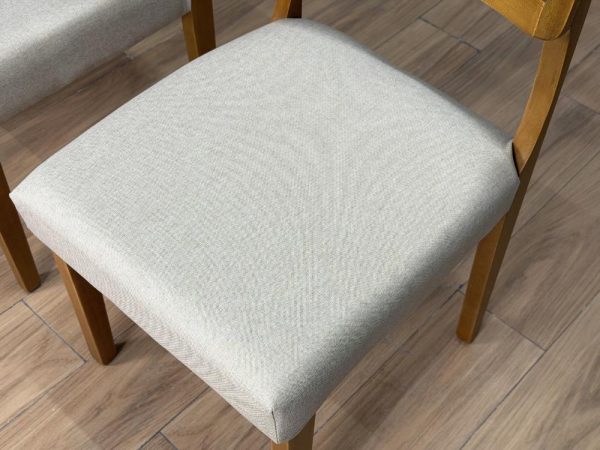 Conjunto Cadeiras Turquia 2 unidades - Cinamomo/Bege Linho - Imagem 7