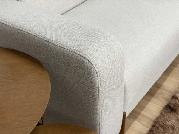 Sofá 2x3 Lugares Ref.5430 - Bege Linho - Imagem 3