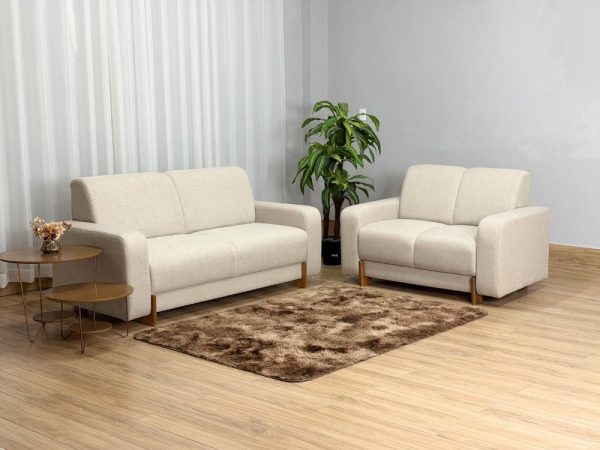 Sofá 2x3 Lugares Ref.5430 - Bege Linho