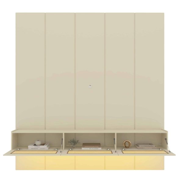 Home Suspenso Native Rattan c/Led 2.20m - Off White - Imagem 4