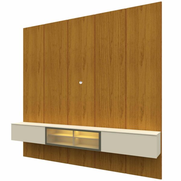 Home Suspenso Luminare Reflecta c/Led 2.20m - Naturale/Off White - Imagem 5
