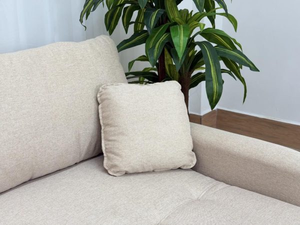 Sofá Cama Retrátil Reclinável Amaranto 2.70m 3 Módulos 80 - Bege Linho - Imagem 12