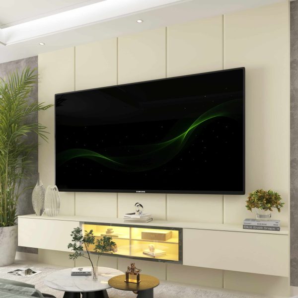 Alternative view of Home Suspenso Luminare Reflecta c/Led 2.20m - Off White