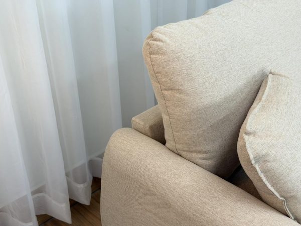 Sofá Cama Retrátil Reclinável Amaranto 2.70m 3 Módulos 80 - Bege Linho - Imagem 13