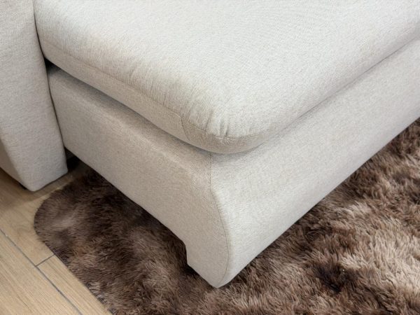 Sofá Cama Retrátil Reclinável Amaranto 2.10m Mod.90 - Bege Linho - Imagem 7