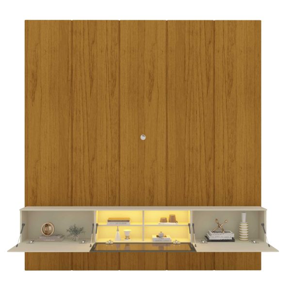 Home Suspenso Luminare Reflecta c/Led 2.20m - Naturale/Off White - Imagem 4