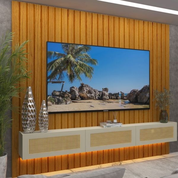 Home Majestade Native Ripado 2.30m 85" - Naturale/Off White