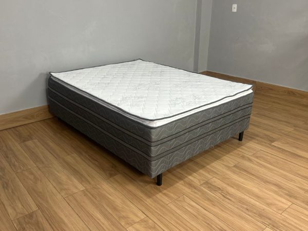Cama Box Prestige Casal Molas Ensacadas c/Pilow - 138x188x47