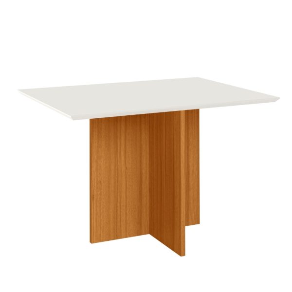 Mesa de Jantar Helo 1.20x0.90 Freijó/Off White