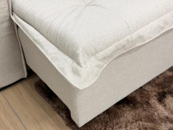 Sofá Cama Retrátil Reclinável Bolt 2.80m Mod.120 - Bege Linho - Imagem 4