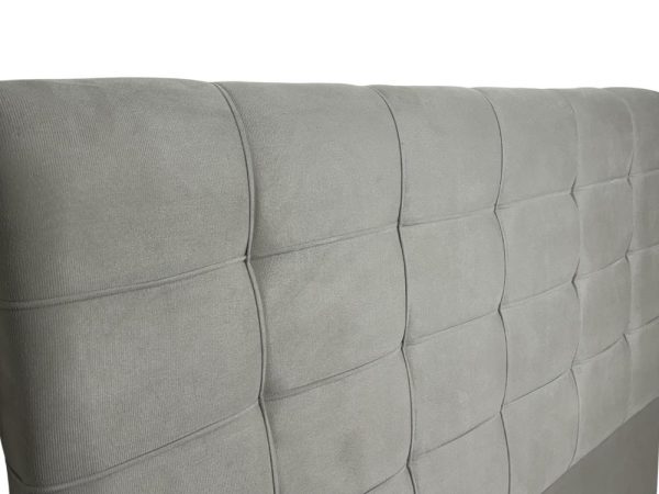 Alternative view of Cabeceira Silas Casal - Bege Suede