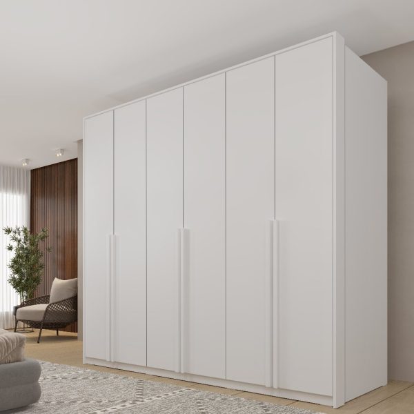 Guarda-Roupa Master 6 Portas e 6 Gavetas Tcil - Branco
