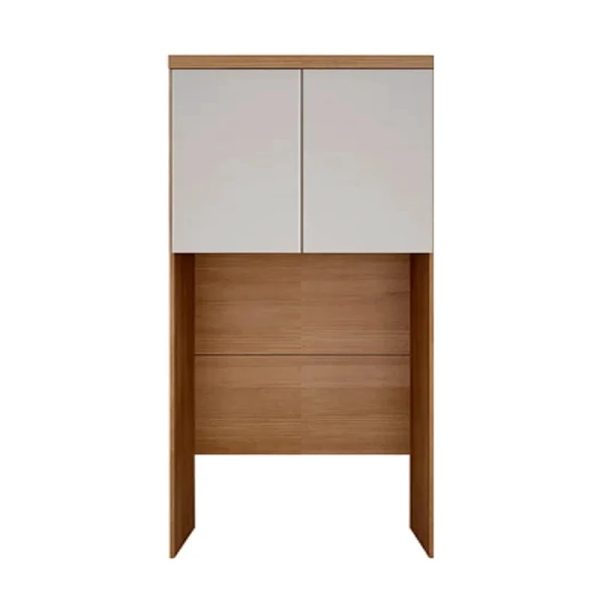 Modulado Aéreo Solteiro Rizon 2 Portas 1.25m - Cumaru/Fendi