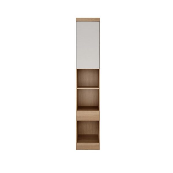 Modulado Criado Rizon 1 Porta 1 Gaveta 0.43m - Cumaru/Fendi