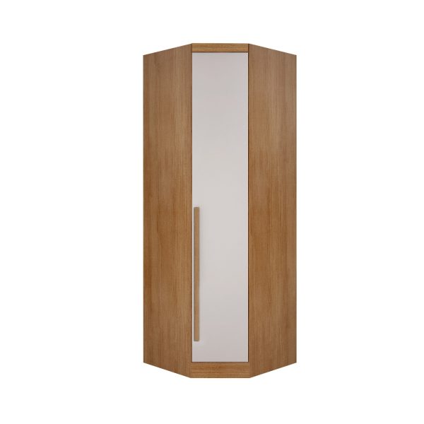 Modulado Rizon Canto Oblíquo 1 Porta 0.83m - Cumaru/Fendi