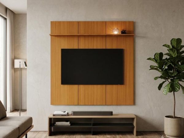 Painel Avant 1.79 75" -  Cedro